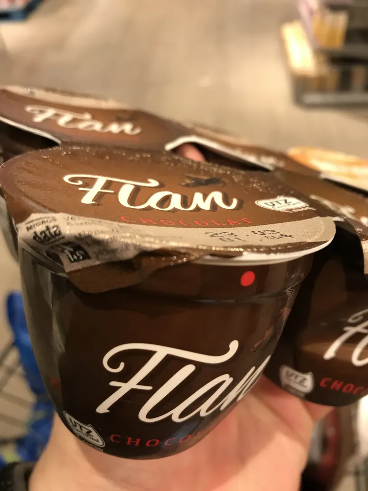 Flan au chocolat