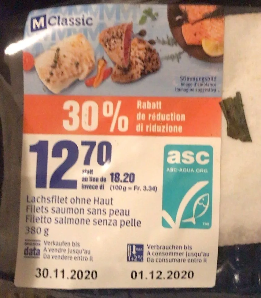 Lachsfilet