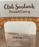 Club Sandwich Curry Poulet