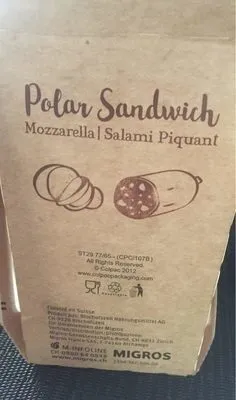 Polar Sandwich (Mozarella/Salami)
