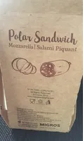 Polar Sandwich (Mozarella/Salami)