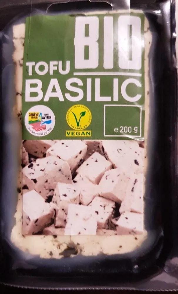 Bio tofu basilic