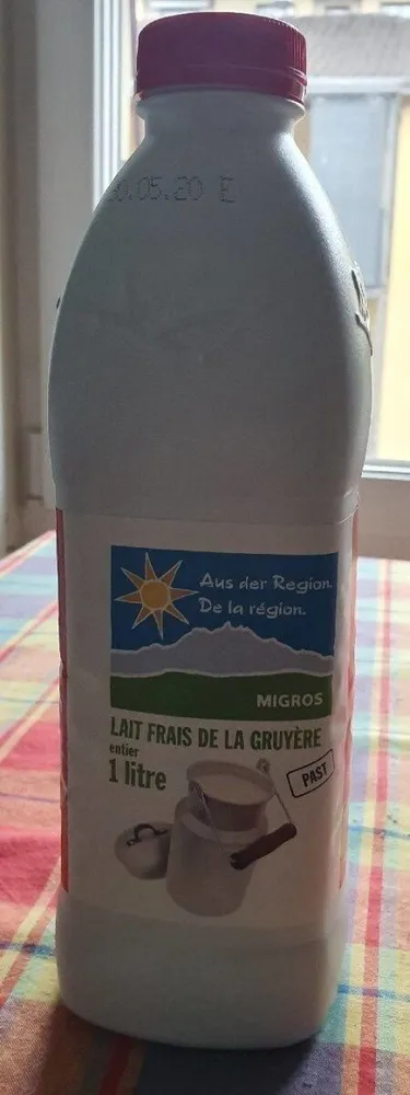 Lait Frais de la Gruyère Pasteurisé