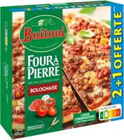 BUITONI FOUR A PIERRE Pizza surgelée Bolognaise 2+1 offerte (3X345g)