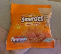 Orange smarties mini eggs