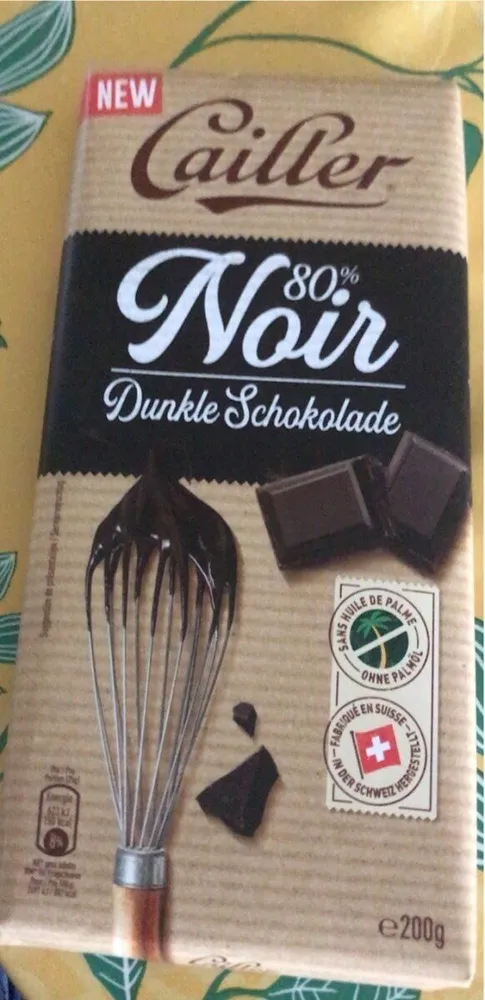 Chocolat noir 80%