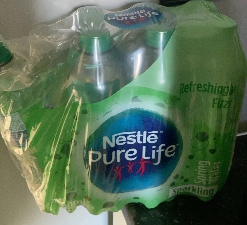 Nestle pure life sparkling spring water