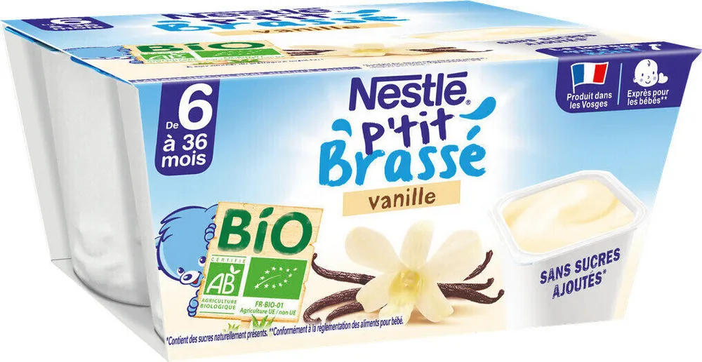 P'tit Brassé vanille bio
