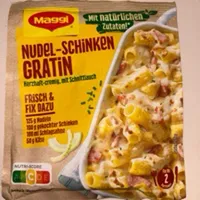 Fix Nudel-Schinken-Gratin