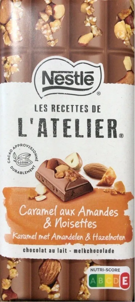 Les recettes de l’atelier caramel aux amandes & noisettes