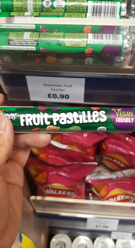 Fruit pastilles