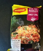Stir-fry noodles sweet chili