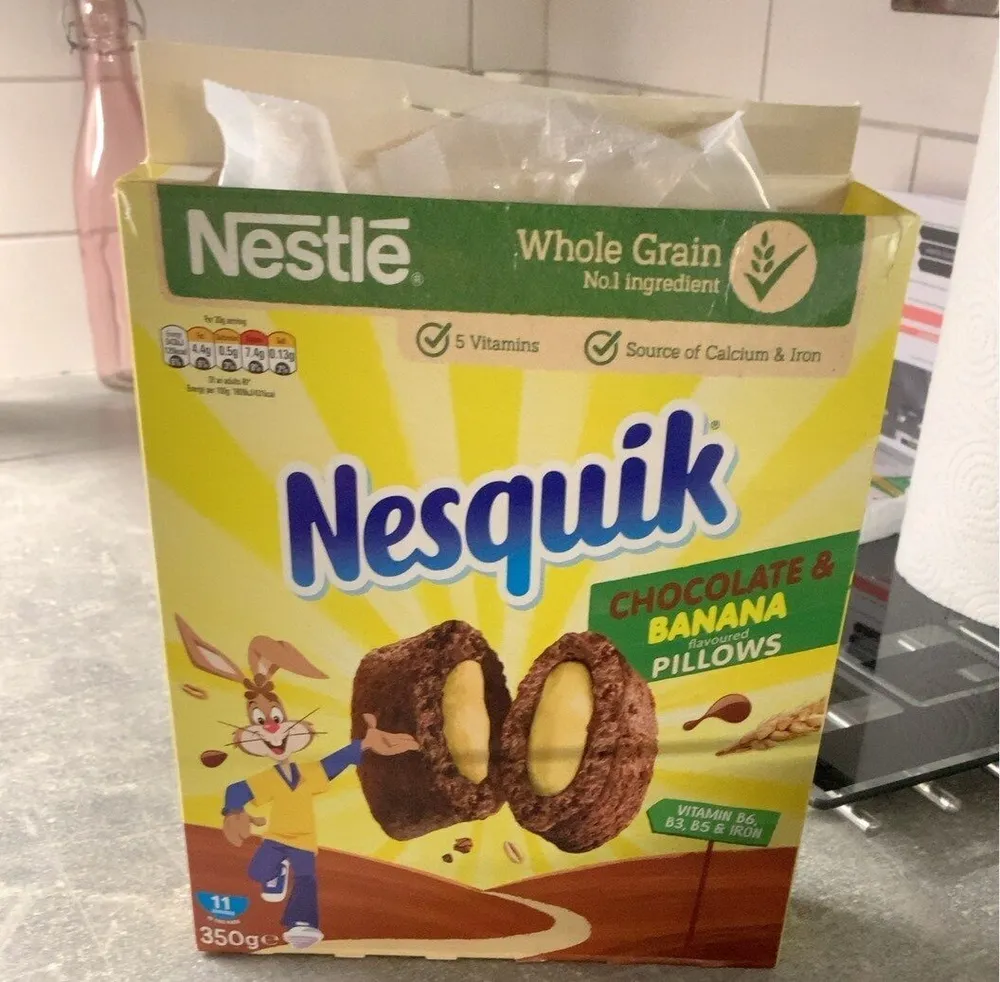 Nesquick chocolate pillows