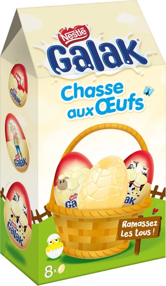 Boite d'œufs au chocolat