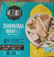 Shawarma wrap kit poulet