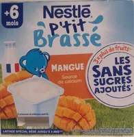 Nestlé P'tit brassé mangue