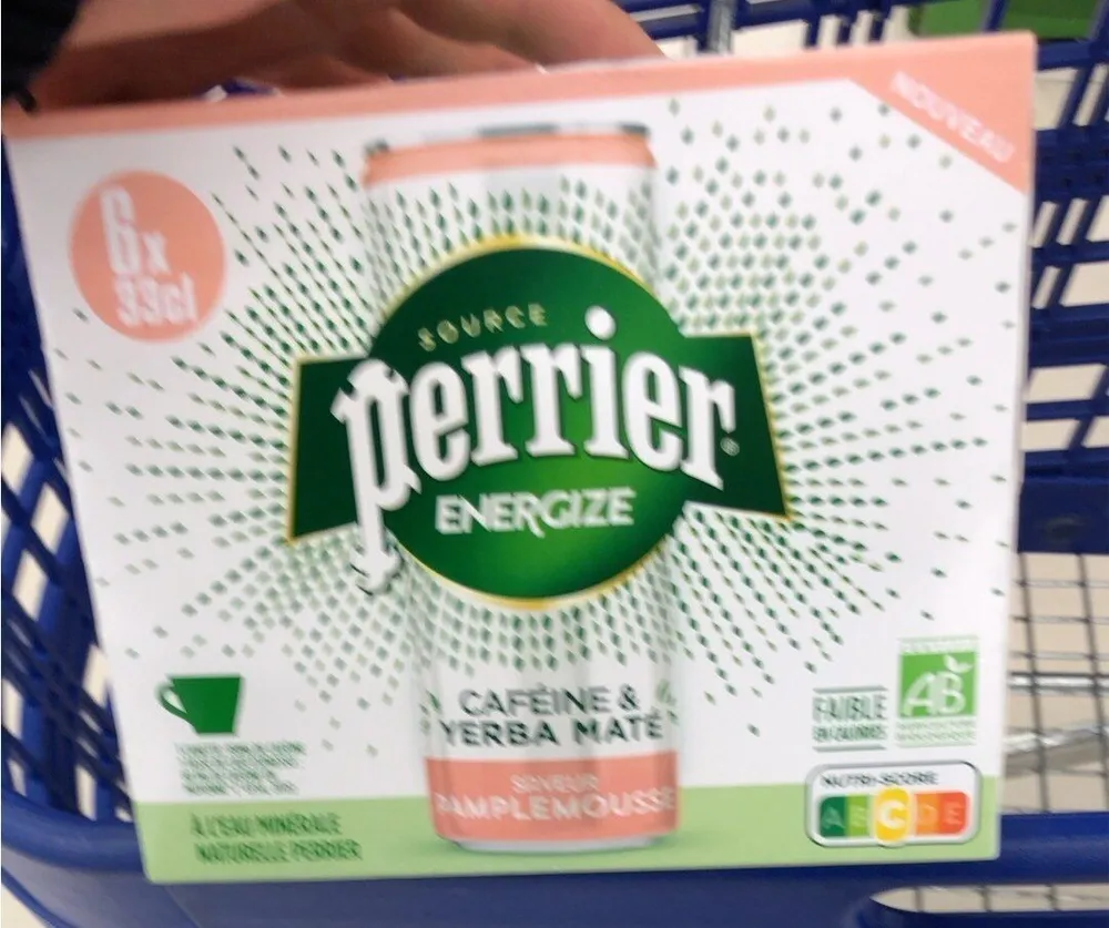 Perrier energize pamplemousse