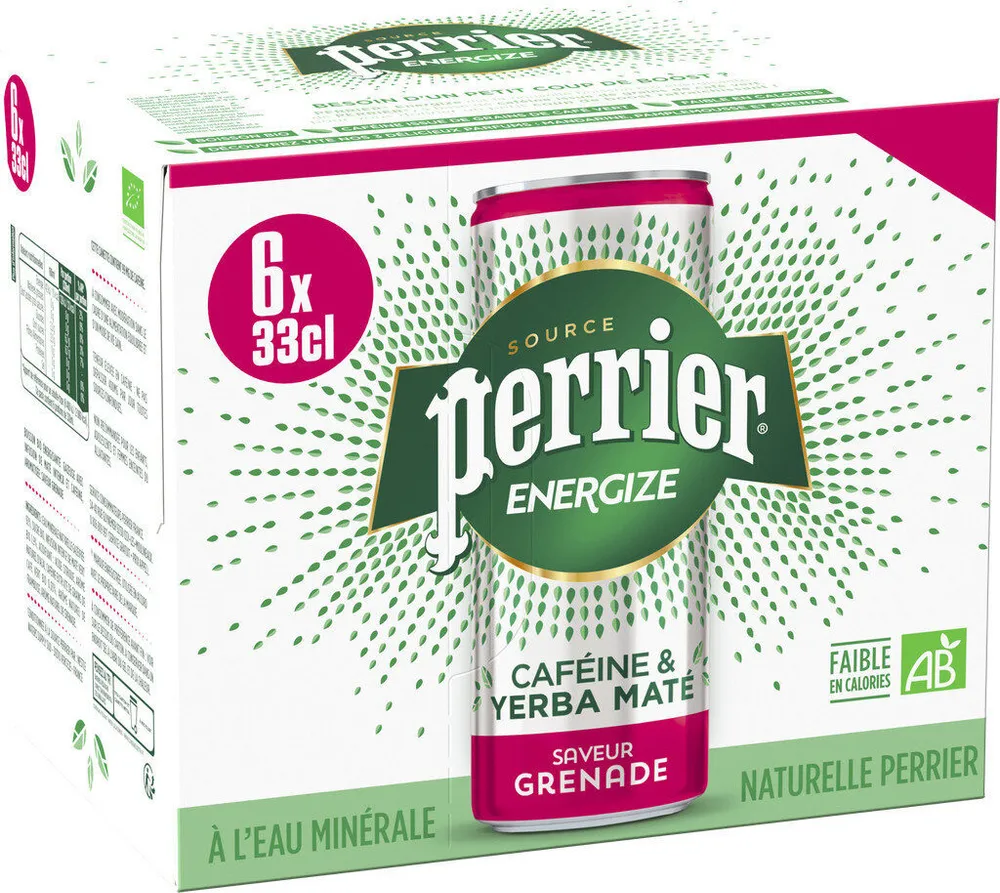 Boisson Energisante BIO saveur grenade