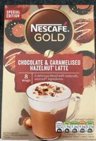 Chocolate & caramelised hazelnut latte