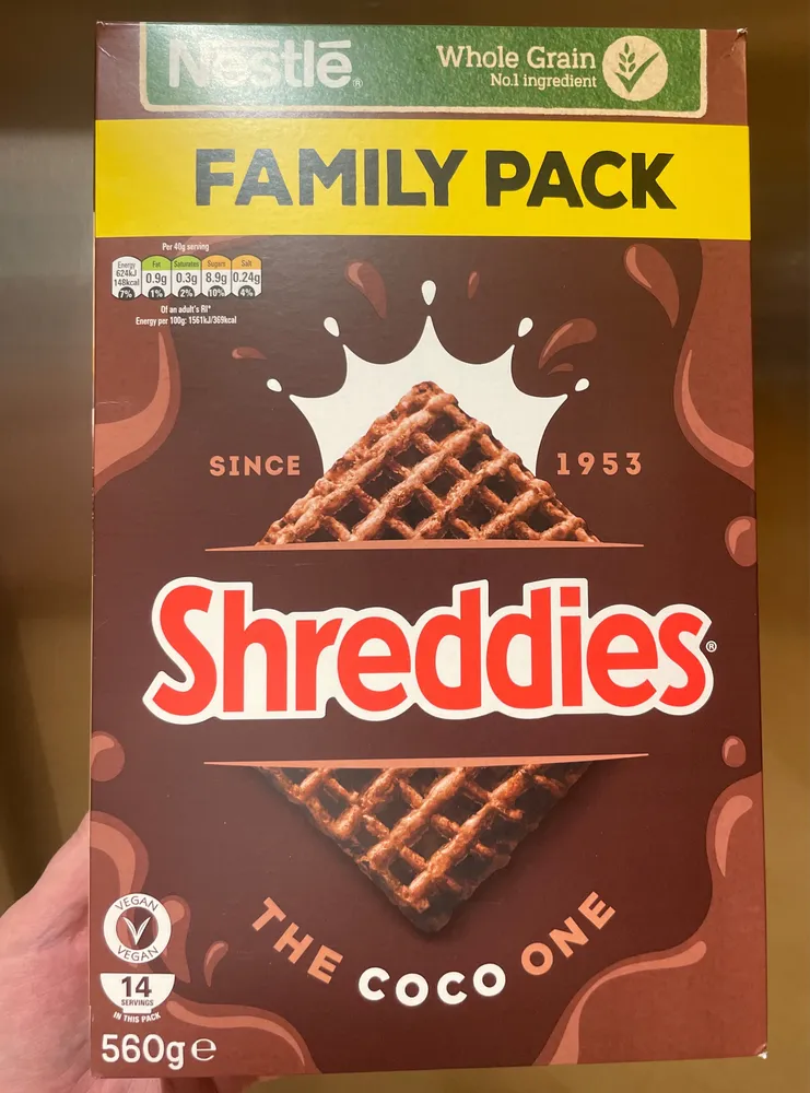 Shreddies: the coco one
