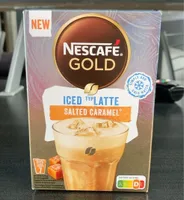 Iced latte salted caramel