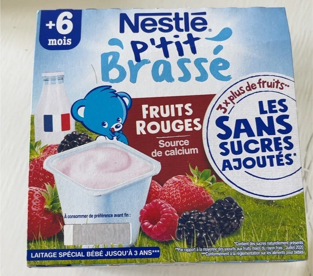 P’tit brassé fruits rouges