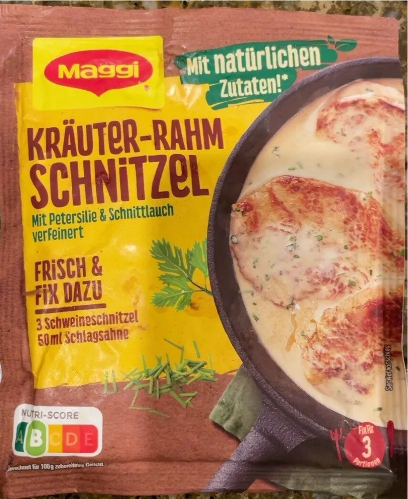 Fix Kräuter-Rahm Schnitzel