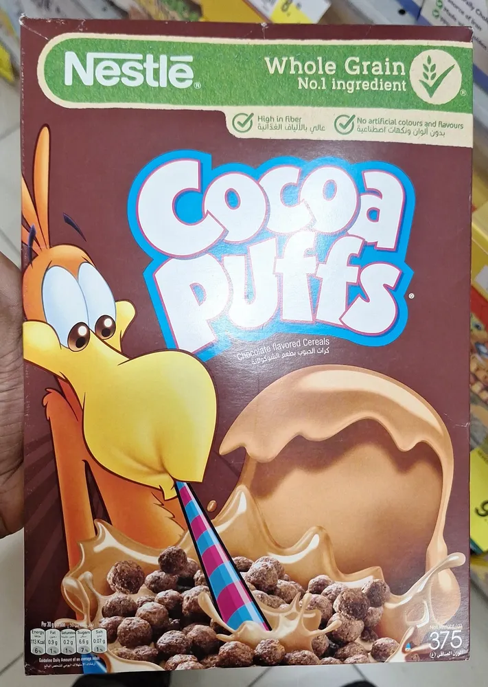 Nestle cocoa puffs cereal