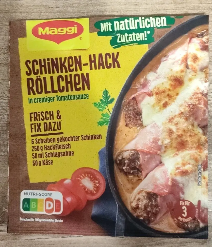 Schinken-Hack Röllchen