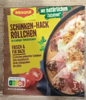 Schinken-Hack Röllchen