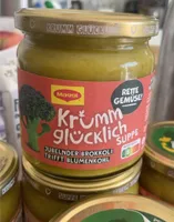 Krumm glücklich Brokkoli Blumenkohl