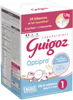 GUIGOZ Optipro 1er âge Bag In Box Lait Infantile - 2 x 600g