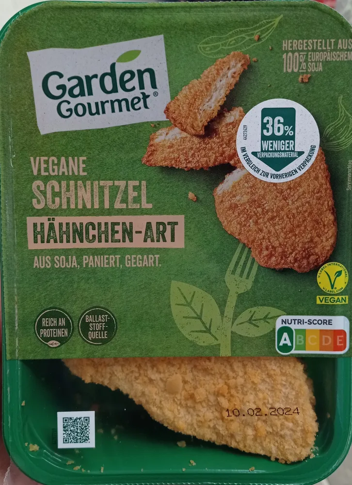 Vegane Schnitzel Hähnchen-Art