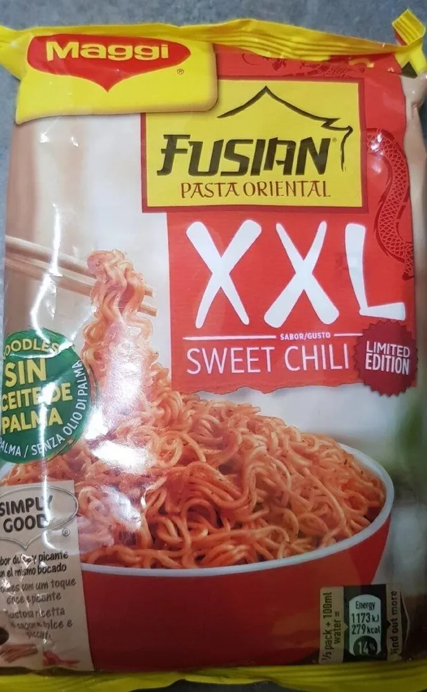FUSIAN Pasta oriental, XXL sweet chili