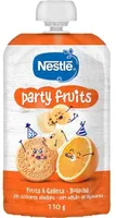 Party fruits Fruta y galleta