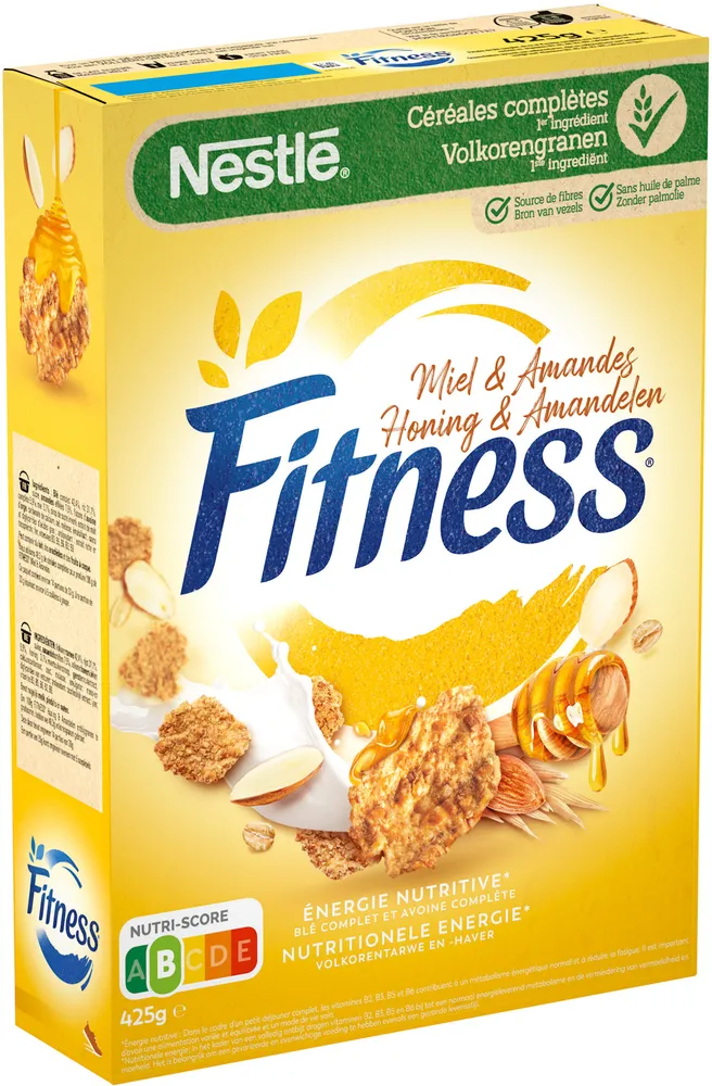 NESTLE FITNESS Miel Amandes Céréales 425g