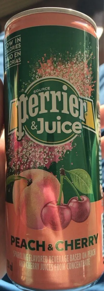 Perrier Juice peach cherry