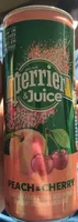 Perrier Juice peach cherry
