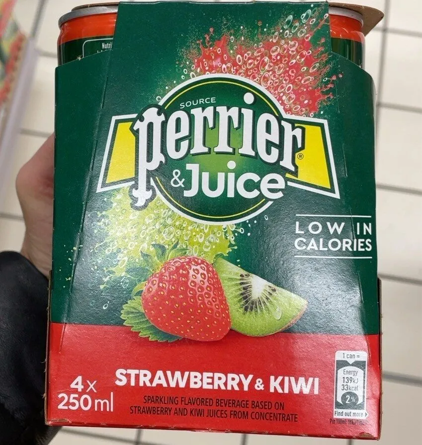 Perrier & juice