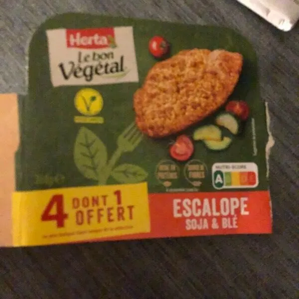 Escalope soja blé