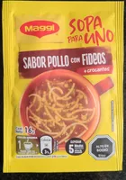 Sopa para uno sabor pollo con fideos