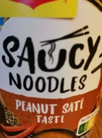 Saucy noodles peanut saté