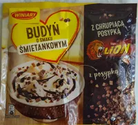 Budyń o smaku śmietankowym z chrupiącą posypką