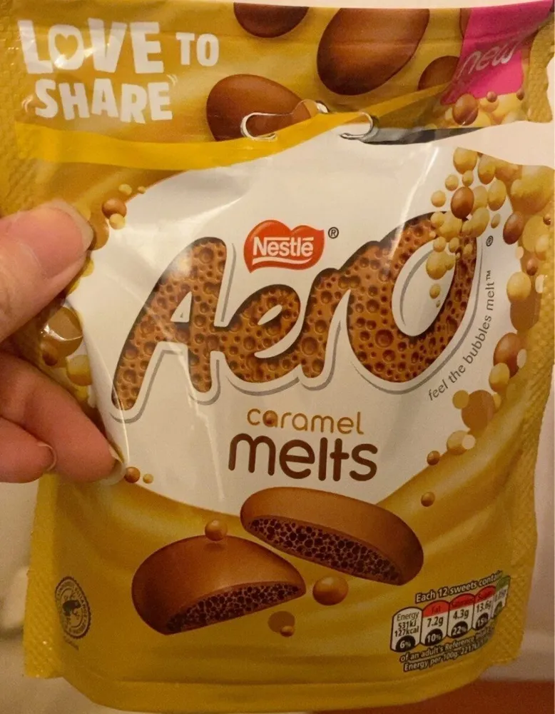 Areo caramel melts