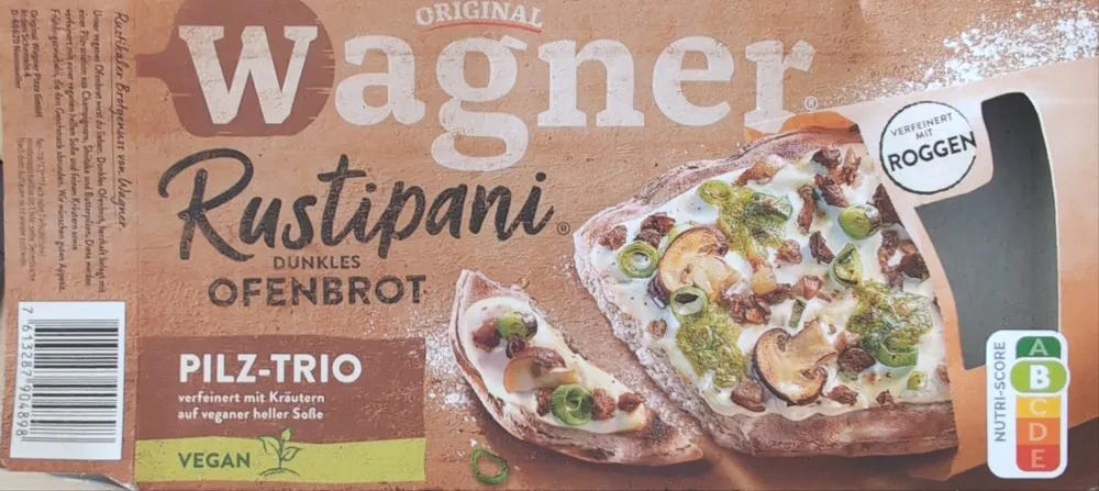 Rustipani Dunkles Ofenbrot Pilz-Trio