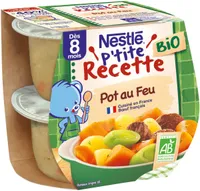 NESTLE P'TITE RECETTE Pot au feu Bio 2x190g - Dès 8 mois