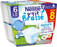 NESTLE P'tit Brassé Nature 8x100g