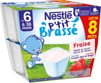 NESTLÉ P'tit Brassé Fraise 8x100g