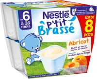 NESTLÉ P'tit Brassé Abricot 8x100g