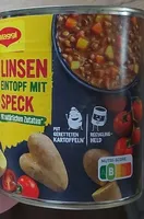 Linsen Eintopf mit Speck